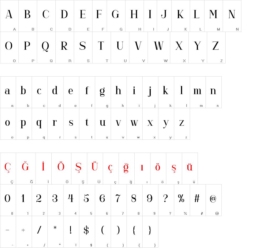 Gorgone font